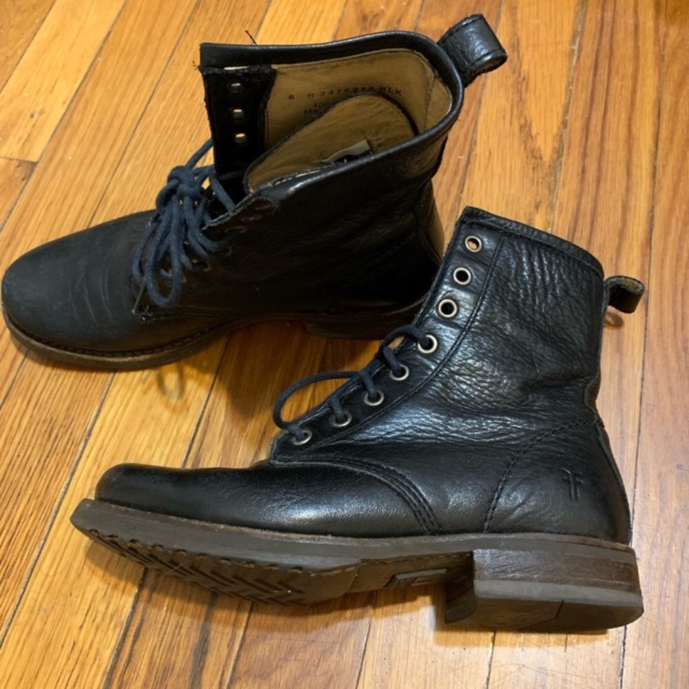 EUC Frye Veronica Combat Boots